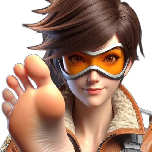 face, shoes, photorealistic, 3d render transparent PNG cut-out