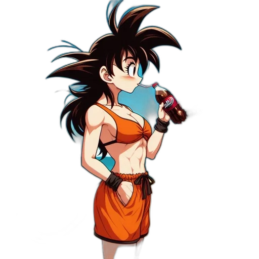 concept art, pixel art, anime, cartoon transparent PNG cut-out