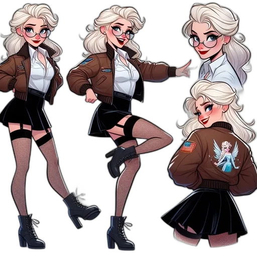 jacket, concept art, cartoon, comic book art transparent PNG cut-out
