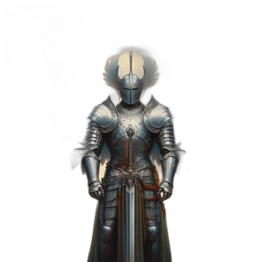 sword, staff, mask, robot transparent PNG cut-out