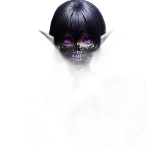 mask, face, creature, staff transparent PNG cut-out