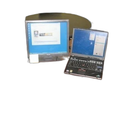 cluttered, desk, laptop, desktop transparent PNG cut-out