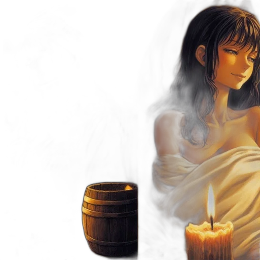fantasy art, concept art, photorealistic, oil painting transparent PNG cut-out