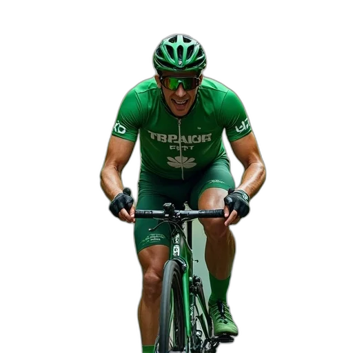 green, paddy, day, triathlon transparent PNG cut-out