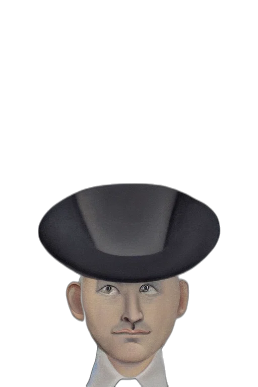 hat, face, mask, staff transparent PNG cut-out