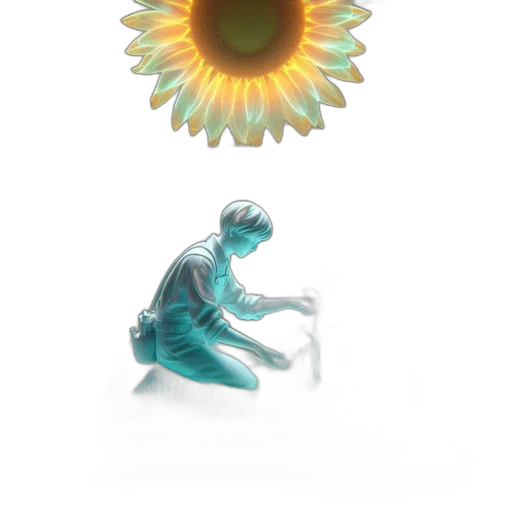 flower, jewelry, robot, creature transparent PNG cut-out