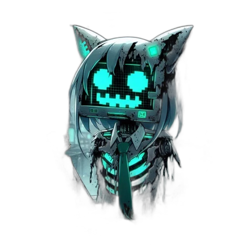 mask, robot, creature, staff transparent PNG cut-out