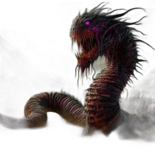creature, dragon, hair, animal transparent PNG cut-out