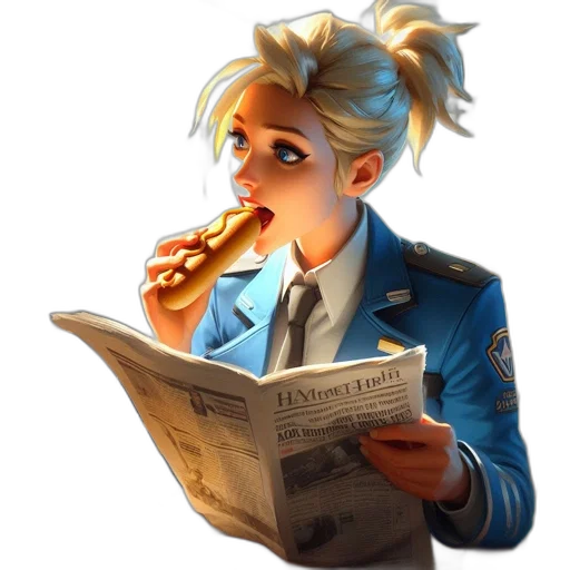 food, staff, jacket, face transparent PNG cut-out