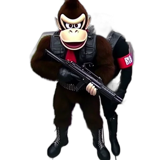 jacket, weapon, animal, staff transparent PNG cut-out