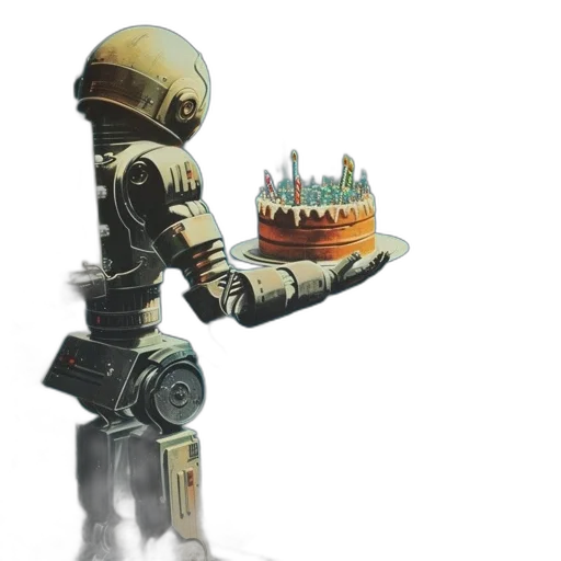 robot, weapon, staff, concept art transparent PNG cut-out