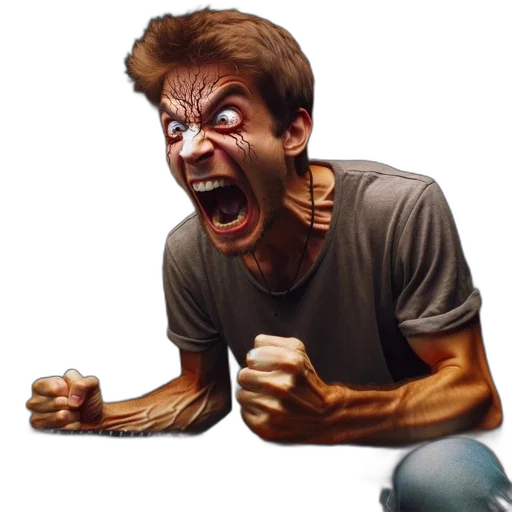 face, creature, mask, staff transparent PNG cut-out