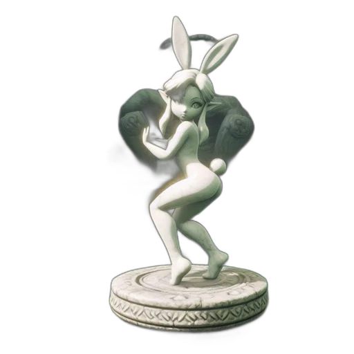 3d render, concept art, stately, figure transparent PNG cut-out