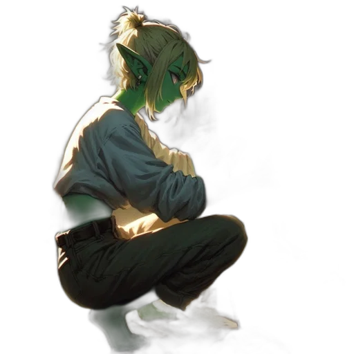 mask, jacket, staff, dragon transparent PNG cut-out