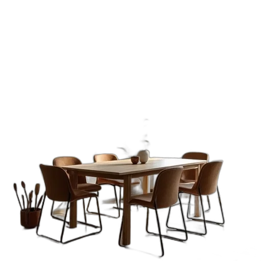 furniture, food, 3d render, concept art transparent PNG cut-out