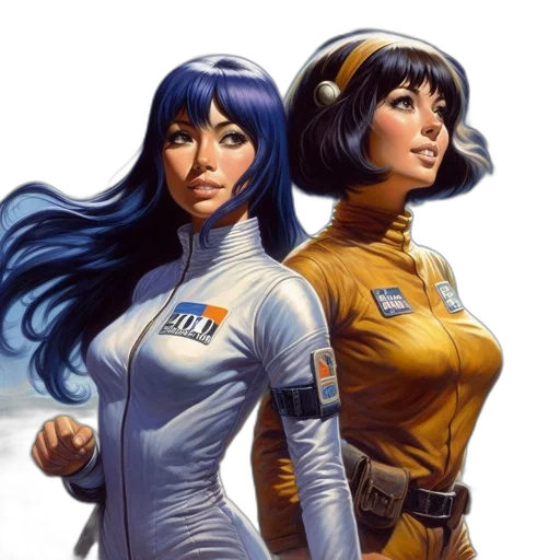 comic book art, concept art, fantasy art, photorealistic transparent PNG cut-out