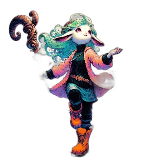 staff, creature, dragon, mask transparent PNG cut-out