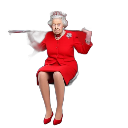 crown, dress, staff, weapon transparent PNG cut-out