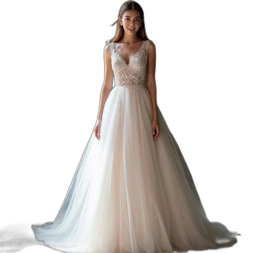 dress, photorealistic, line, princess transparent PNG cut-out