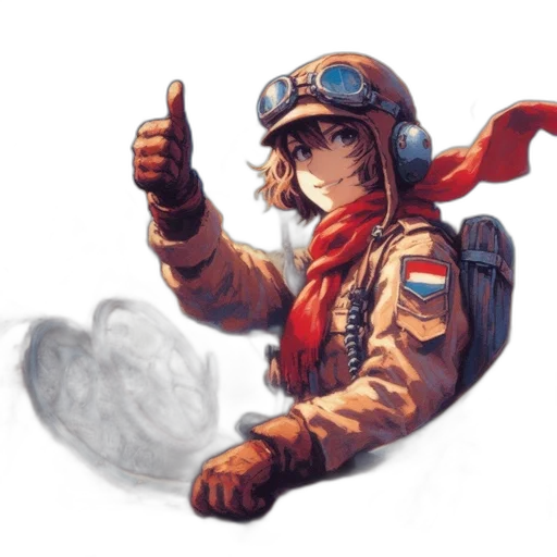 staff, weapon, jacket, robot transparent PNG cut-out