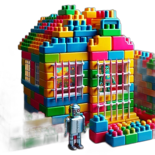building, 3d render, colorful, multi-storied transparent PNG cut-out