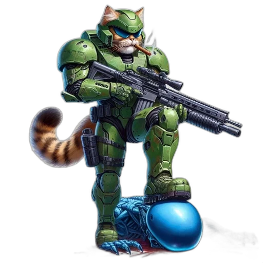weapon, robot, animal, concept art transparent PNG cut-out