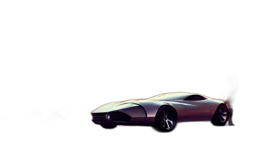 car, concept art, 3d render, photorealistic transparent PNG cut-out