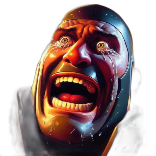 face, mask, creature, robot transparent PNG cut-out