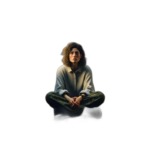 jacket, face, creature, hair transparent PNG cut-out