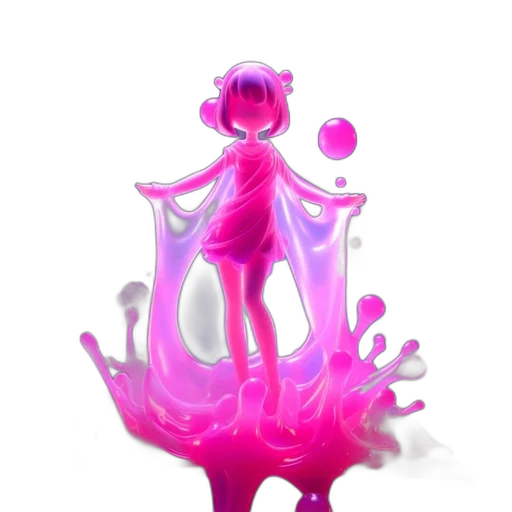 creature, bottle, dress, flower transparent PNG cut-out