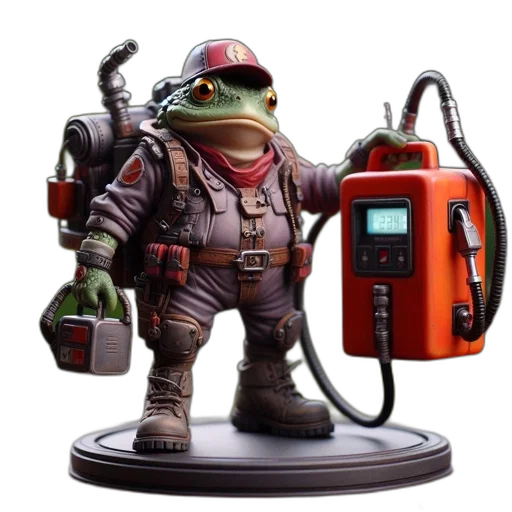 robot, staff, concept art, fire transparent PNG cut-out