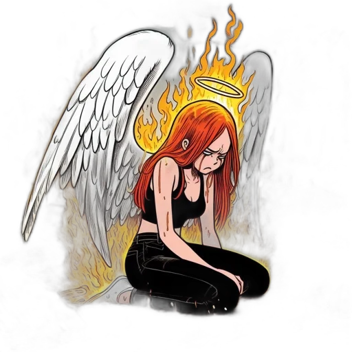 comic book art, concept art, fantasy art, pixel art transparent PNG cut-out
