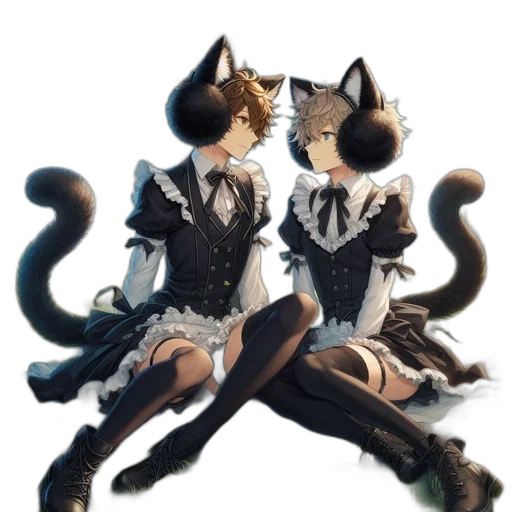 staff, hat, mask, dress transparent PNG cut-out