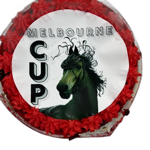 hat, melbourne, cup-themed, cake transparent PNG cut-out