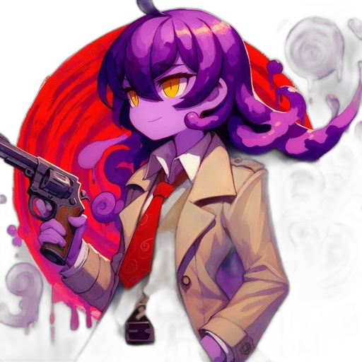 staff, weapon, jacket, mask transparent PNG cut-out