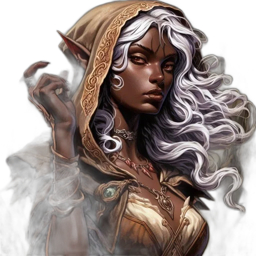 face, staff, fantasy art, concept art transparent PNG cut-out