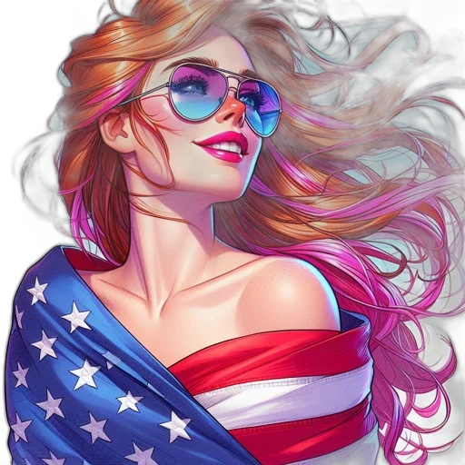 comic book art, cartoon, fantasy art, photorealistic transparent PNG cut-out