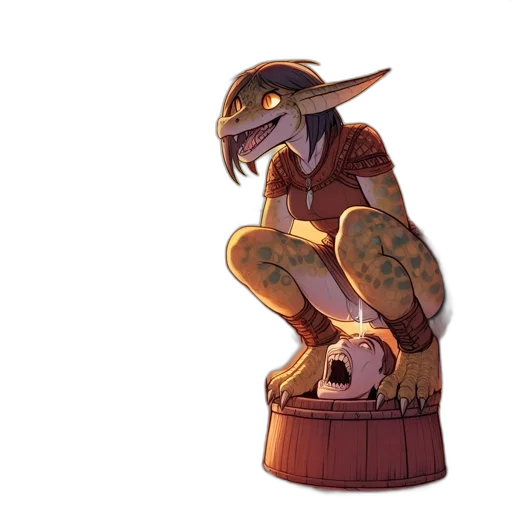 dragon, robot, hat, creature transparent PNG cut-out