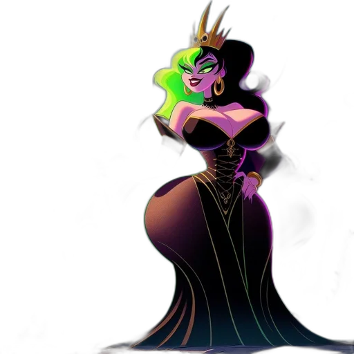 dress, crown, concept art, fantasy art transparent PNG cut-out