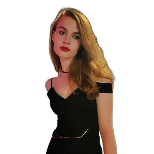 dress, staff, face, jacket transparent PNG cut-out
