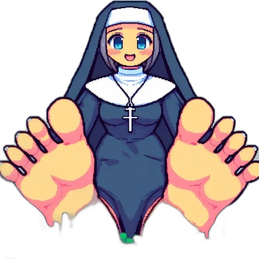 pixel art, concept art, anime, cartoon transparent PNG cut-out