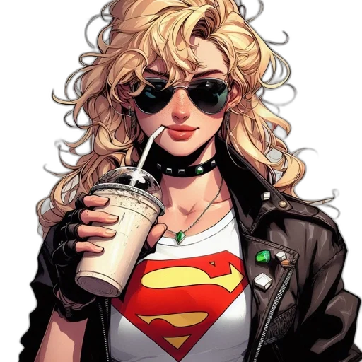 comic book art, cartoon, concept art, pixel art transparent PNG cut-out