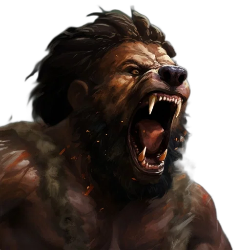 animal, creature, concept art, photorealistic transparent PNG cut-out