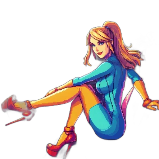 dress, robot, staff, shoes transparent PNG cut-out