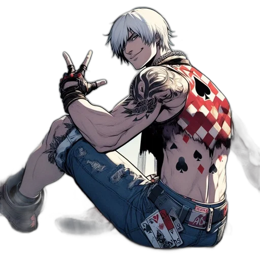 jacket, weapon, sword, robot transparent PNG cut-out