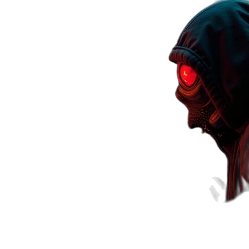 mask, robot, face, creature transparent PNG cut-out