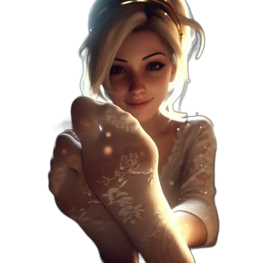 dress, jewelry, face, staff transparent PNG cut-out