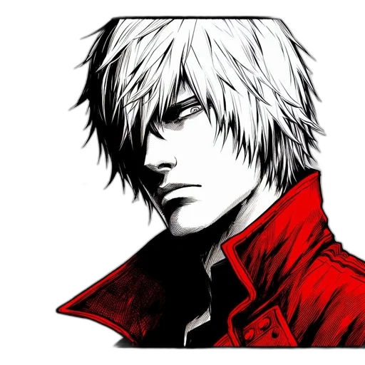 jacket, face, mask, comic book art transparent PNG cut-out
