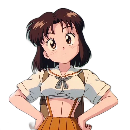 dress, jacket, staff, weapon transparent PNG cut-out