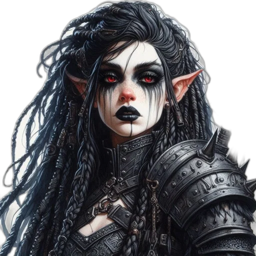face, dragon, hair, fantasy art transparent PNG cut-out